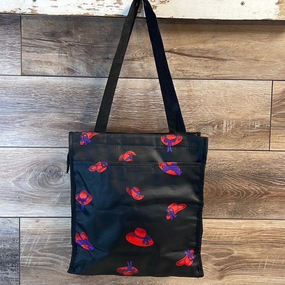 Red Hat Tote Bag Beach Bag Lunch Bag Overnight Bag - Picture 2 of 14